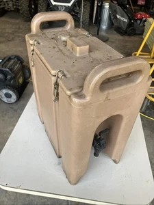 CAMBRO 250LCD 2.5 gal Insulated Container Hot Or Cold Beverage Dispenser Tan - Picture 1 of 8