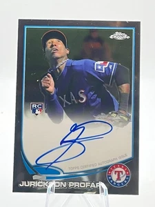2013 Topps Chrome Jurickson Profar #57 Rookie Autographs (AU, RC) TEXAS - Afbeelding 1 van 2