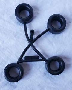 4 Oldtimer Monogram Piemont Monte Carlo Goodyear Eagle Reifen Ersatzteile - Bild 1 von 5