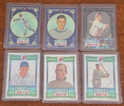 Lot of 6  2025 Historic Autographs All-Time Sets Greenberg Ty Cobb Mel Ott... - Image 1 of 2