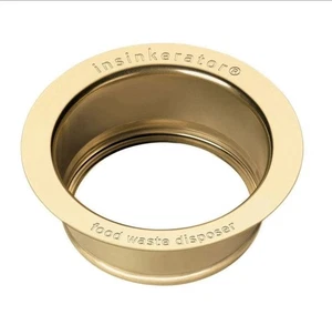 Sink Flange French Gold Garbage Disposal Stainless Steel Kitchen Decor - Picture 1 of 4
