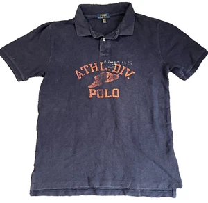 Polo Ralph Lauren Polo Shirt Youth Boys XL Extra Large Navy Blue Graphic Print - Picture 1 of 8