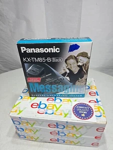 Panasonic KX-TM85-B Digital Telephone Answering System Black | New in Box NIB - Zdjęcie 1 z 9