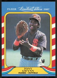 1987 Fleer Limited Edition #19 Tony Gwynn