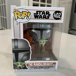 Funko Pop! Star Wars: The Mandalorian Flying with Child - #402 Caja dañada - Imagen 1 de 10