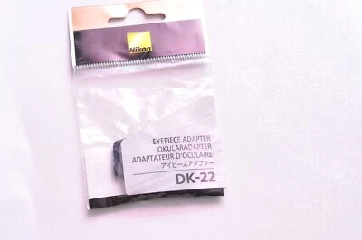 Nikon OEM DK-22 Eyepiece Adapter for D780/D750/D600/D610/D300/D300S/D200/D100 - Image 1 of 2