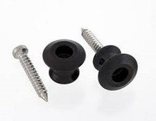 NEW - Buttons For Dunlop Dual Design Strap Lock System (2) - BLACK, SLS2013BK