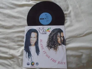 MILLI VANILLI - BLAME IT ON THE RAIN VINYL 12" SINGLE B3 - Picture 1 of 1