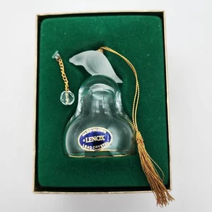 Vtg Lenox Crystal Partridge Bell Ornament '87 Gold Trim 1st Day Christmas  READ - Picture 1 of 18