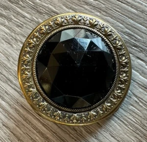 Bouton ancien - Bronze et Verre - Picture 1 of 2