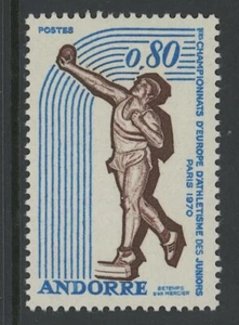 GN STAMPS- ANDORRA, FR., MINT, #198-201, OG VLH, (1) SHOWN, SOUND & CENTERED - Imagen 1 de 1