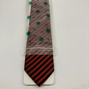 Retreez Junior Boys Necktie - Red And Black Stripe, Size 8-10Years  NEW !!! - Picture 1 of 6