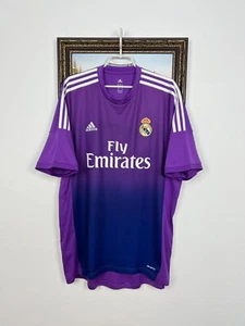 Real Madrid Goalkeeper football shirt 2013 Soccer Adidas Jersey Mens Trikot XL - Picture 1 of 18