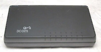3COM MODEL 3CFSU08 8 PORT 10/100 SWITCH GOOD SCHOOL SURPLUS - Image 1 of 2