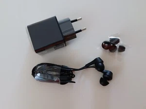 Ensemble D'accessoires Pour Smartphone Asus Oreillettes Et Chargeur Secteur - Photo 1 sur 5