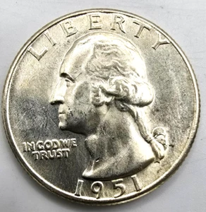 1951 D Washington Quarter BU DDO 001 Double Die FS 101 & RPM 002 90% Silver - Picture 1 of 14