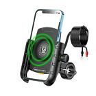 2 IN 1 360° Motorcycle Phone Mount Wireless & USB C Dual Fast Charger Mount