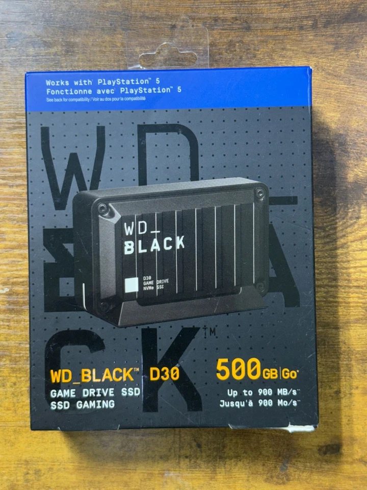 WD BLACK D30 500GB SSD, USB-C, External Solid State Drive - Black... - Image 1 of 4