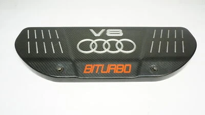 Cubierta de motor de fibra de carbono C5 Audi RS6 077103935AC 2003 2004 Foto 1 de 4