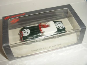 1/43 Spark Diecast S1397 - Triumph TR3 S No27 Le Mans 1959 - NEW - Picture 1 of 3