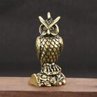 Mini Standing Owl Miniatures Antique Owl Sculpture  Tea Pet