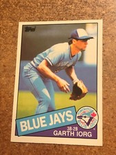 1985 Topps Tiffany Baseball # 168 Garth Iorg