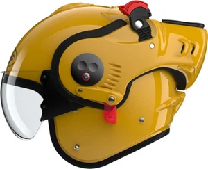 SIZE XL 61 2025 22.06 ROOF ROOFIE ROOFY ALPHA BOXER V8 YELLOW CRASH HELMET - Picture 1 of 9