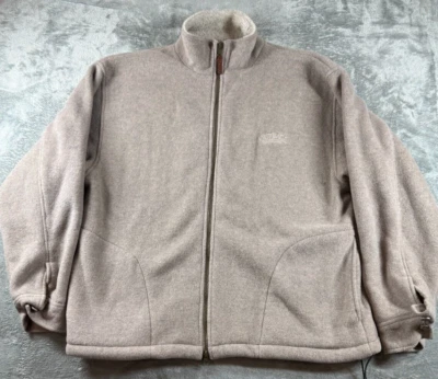 Outback Trading Co Jacket Mens Summit Zip Front Sherpa Lined XL Gray Pockets - Image 1 of 4