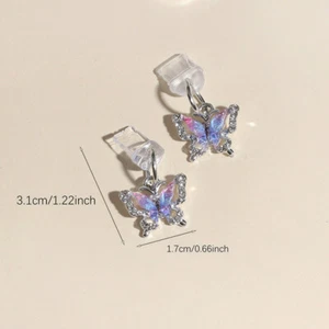 Butterfly Phone Dust Plug Hanging Ornament Mobile Pendant Decoration For Pho _tm - Zdjęcie 1 z 11