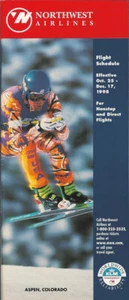 Northwest Airlines system timetable 10/25/98 [3080] Buy 4+ save 25% - Picture 1 of 1
