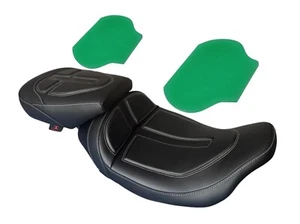 Harley Touring GEL Seat CVO Road Street Electra Glide Bagger wide seat 2009-2024 - Picture 1 of 3