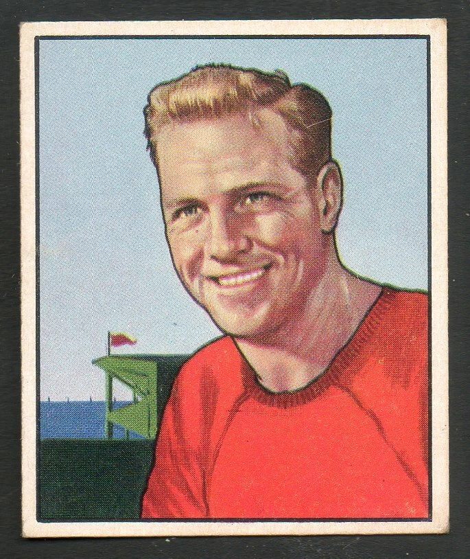 1950 Bowman Football Card #106 Ed Carr-San Francisco 49ers Ex Card - Image 1 of 1