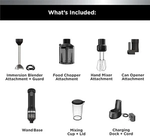 Black & Decker BCKM1014K10 Kitchen Wand 4-in-1 Kitchen Multi-Tool - Black New - Picture 1 of 10