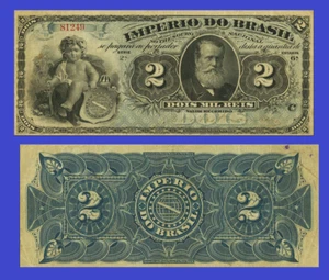 Brasil brazil 2 mil ries 1879  *  Copy - Picture 1 of 1