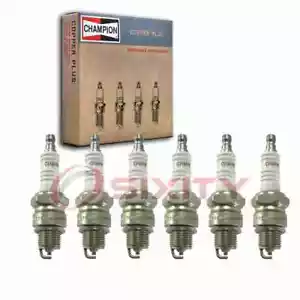 6 pc Champion Copper Plus 938M Spark Plugs for QL78YC BPZ8HS10 BPZ8HN10 3133 yz - Picture 1 of 5
