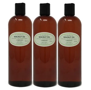 PURE RAW VIRGIN WALNUT OIL ORGANIC UNREFINED COLD PRESSED 2oz up to 7lb FREE S&H - Picture 1 of 14