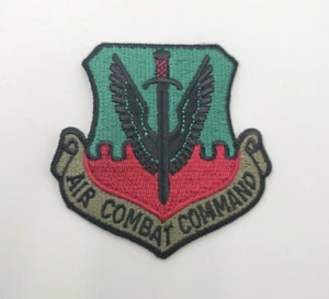 USAF AIR FORCE: AIR COMBAT COMMAND SUBDUED BDU PATCH VINTAGE ORIGINAL MILITARY - Picture 1 of 5