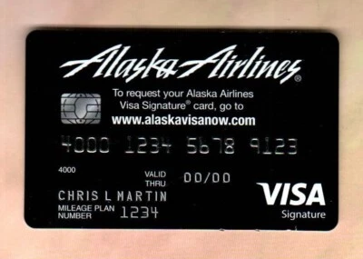 ALASKA AIRLINES Signature ( 2015 ) Promotional Advertisement Card - Image 1 of 2