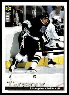 1995-96 Collector's Choice #276 Eric LaCroix Los Angeles Kings Hockey Card - Image 1 of 2