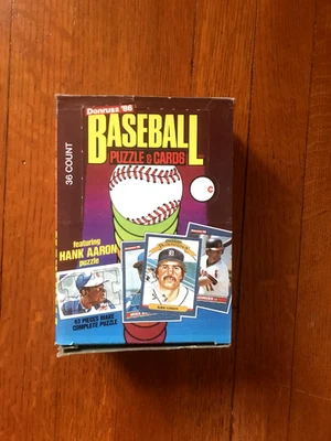 1986 DONRUSS BASEBALL WAX BOX - 36 Packs Canseco McGriff O'Neill Rookie RC - Image 1 of 4