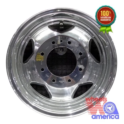 Llanta de rueda Chevrolet GMC Sierra 3500 HD Silverado 17 OEM trasera pulida OE 5520 Foto 1 de 4