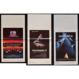 lotto locandine POLTERGEIST Demoniache presenze horror hooper rourke nelson B37 - Imagen 1 de 1