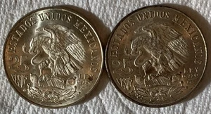 1968 MEXICO OLYMPIC SILVER COIN HIGH GRADE COINS LOT: 2 COINS - Picture 1 of 2