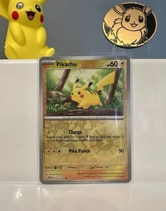 Pikachu 025/165 Sv: Scarlet & Violet 151 Reverse Holo - Picture 1 of 2