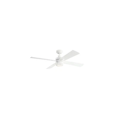 Ventilador de techo blanco Kichler Lighting 330140WH Lija 52 pulgadas Foto 1 de 4