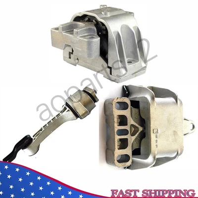 Montaje de motor y transmisión 3 piezas. 99-04 para Volkswagen Jetta Golf 2.8 3.2L manual Foto 1 de 4