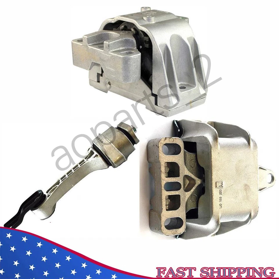 Montaje de motor y transmisión 3 piezas. 99-04 para Volkswagen Jetta Golf 2.8 3.2L manual Foto 1 de 4