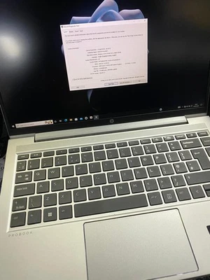 HP Probook 445 G9 14.1" FHD Ryzen 5 5625U CPU 8GB RAM 256GB SSD Window 11 Laptop - Image 1 of 2