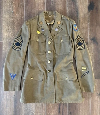 WW2 US Army Air Corps Jacket- Decorated - Image 1 of 4