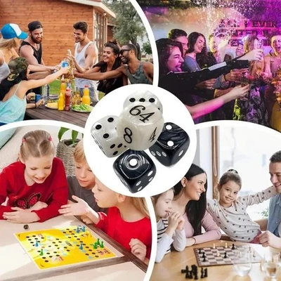 Backgammon Dice Set Interactive Family Night Game Dice Combo With Storage Bag - Image 1 of 4